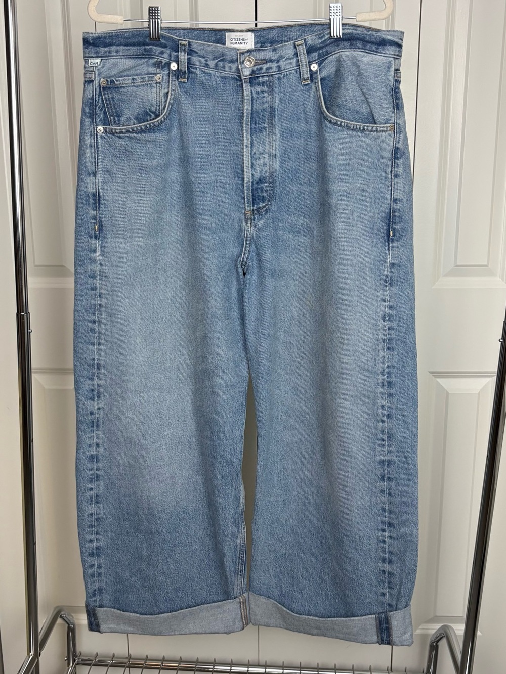 Citizens of Humanity Wide Leg Cuffed Ayla Jeans